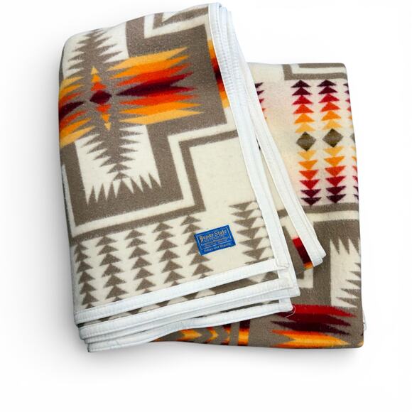 Pendleton Other - Vintage Pendleton Beaver State Wool Blanket 64" x 75"